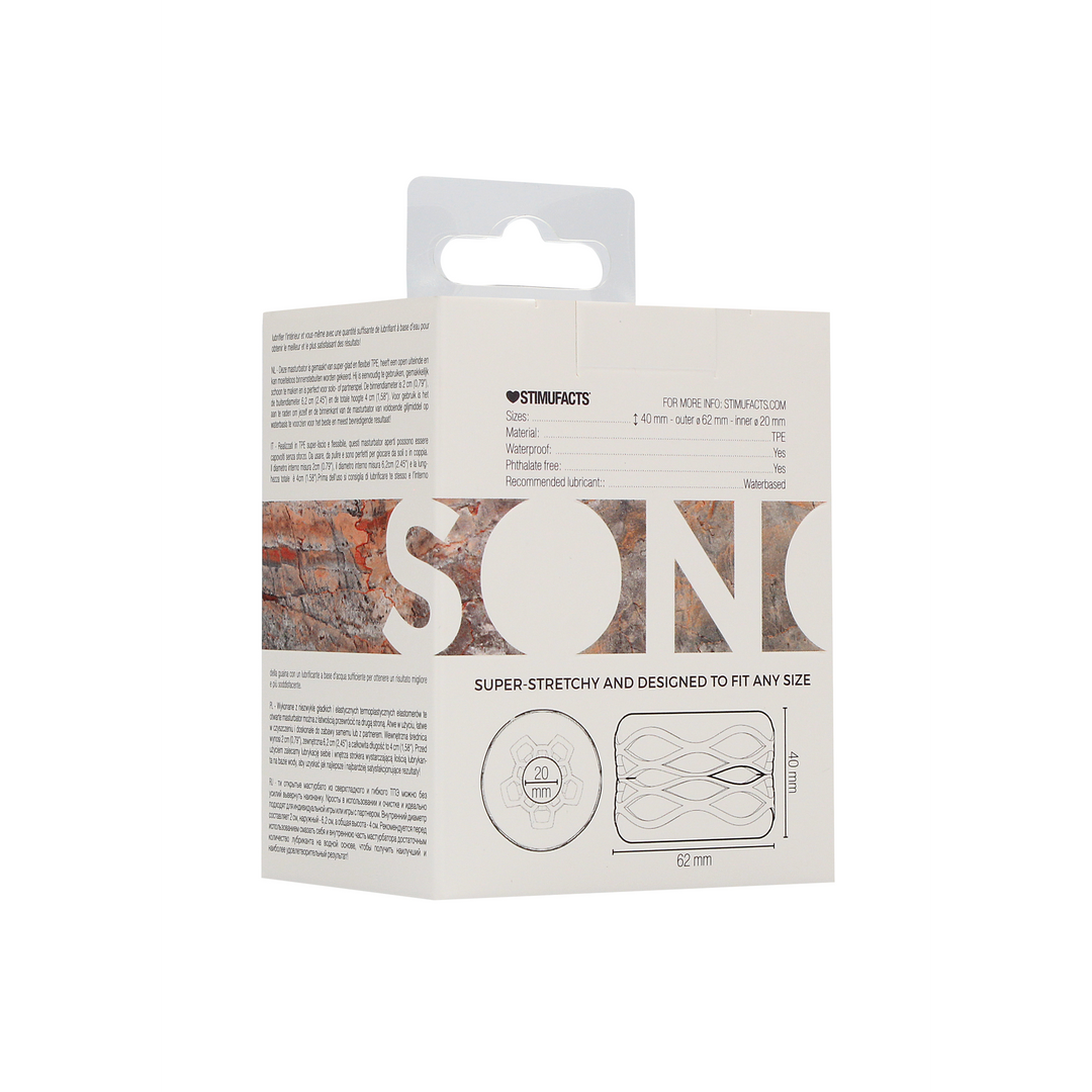 Sono by shots No.93 - Tweezijdig bruikbare masturbator en bumper (8714273524263)