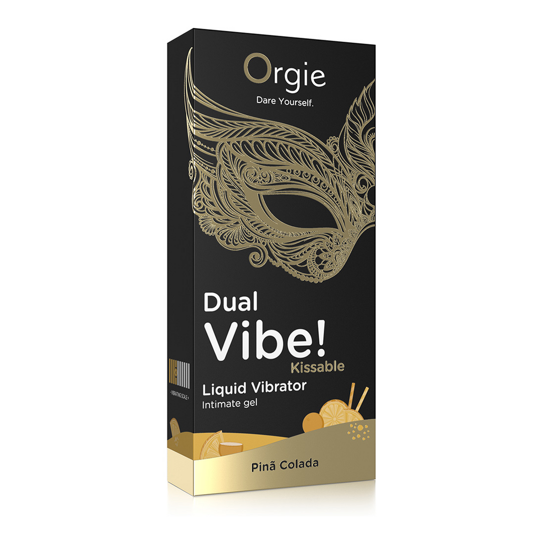 Orgie Dual Vibe! Kissable Liquid Vibrator - Pina Colada - 0,5 fl oz / 15 ml (5600742917311)