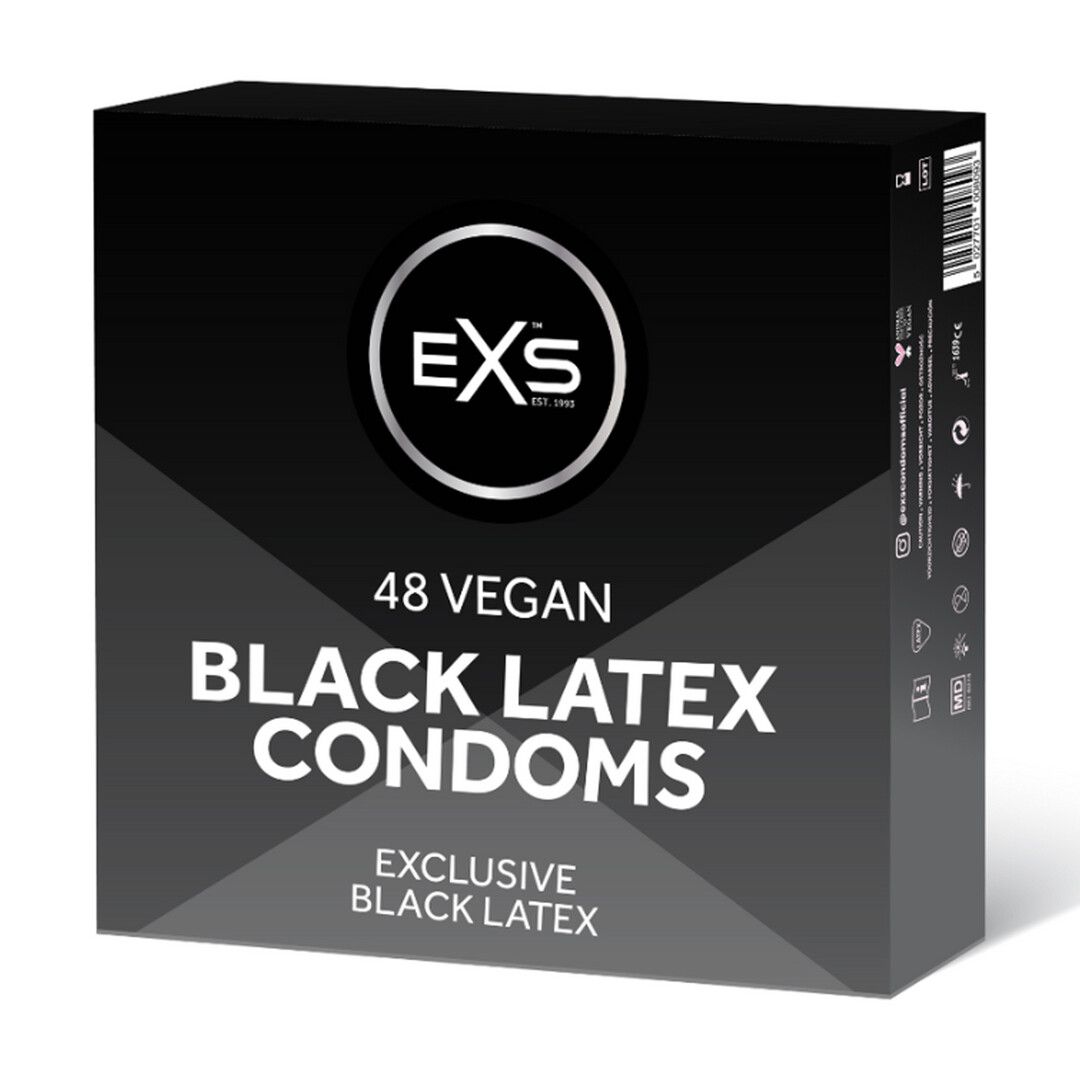 EXS Black Latex - Condooms - 48 Stuks (5027701009496)