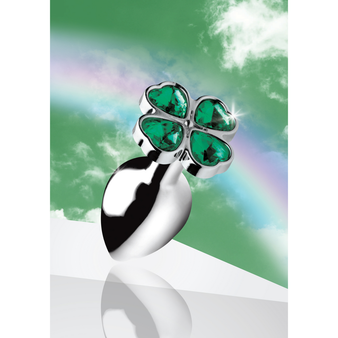 Xr brands Lucky Clover Gem - Butt Plug - Klein (848518033710)