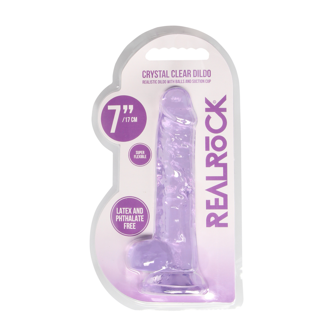 Realrock by shots Realistische Dildo met Ballen - 7 / 18 cm (8714273491473)