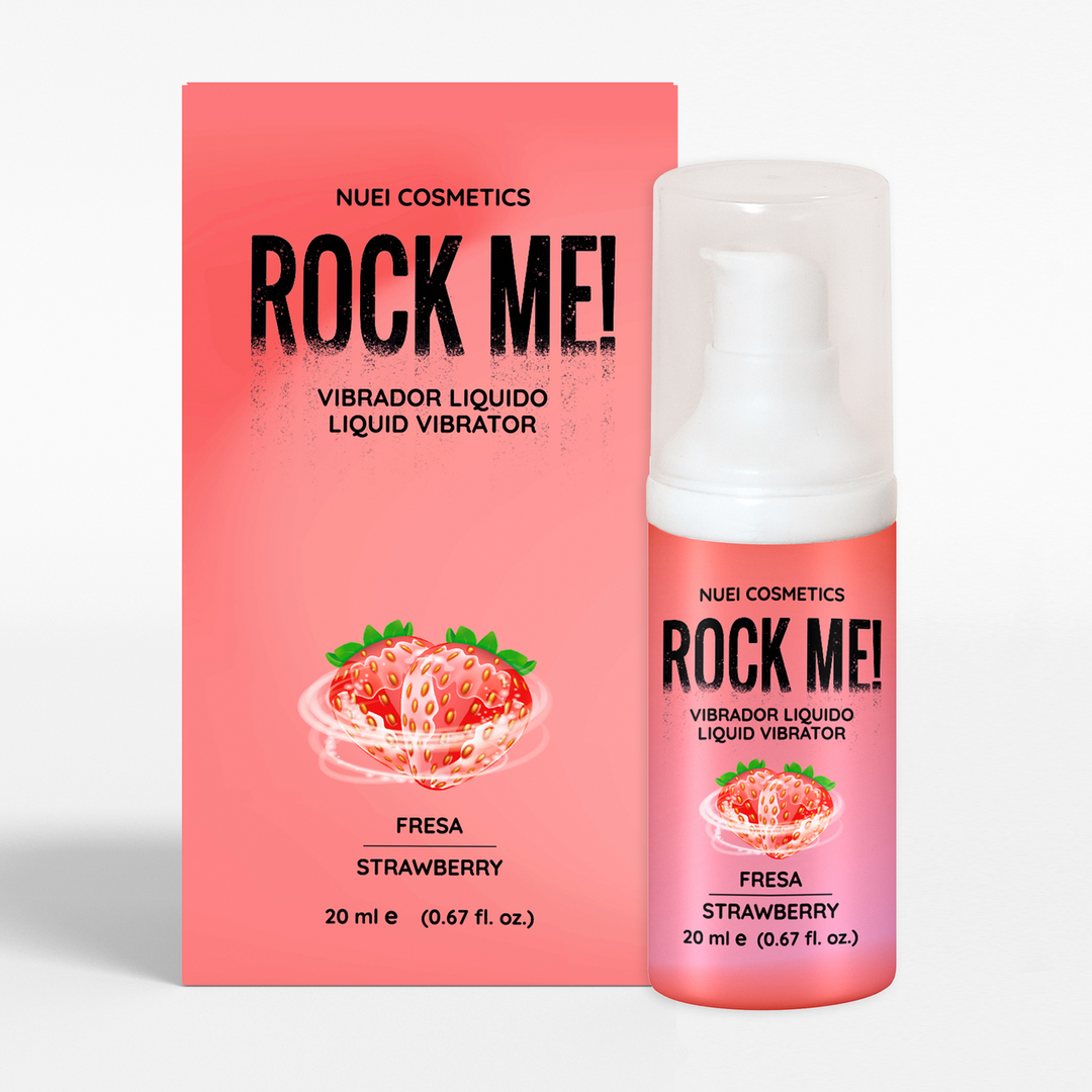 Nuei Vloeibare Vibrator - Aardbei - 0,68 fl oz / 20 ml (8495390890478)