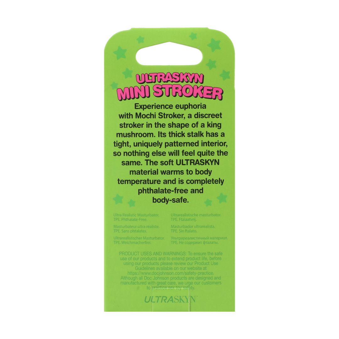Doc johnson Paddenstoel Stroker - ULTRASKYN Mini Stroker - Geel (782421099633)