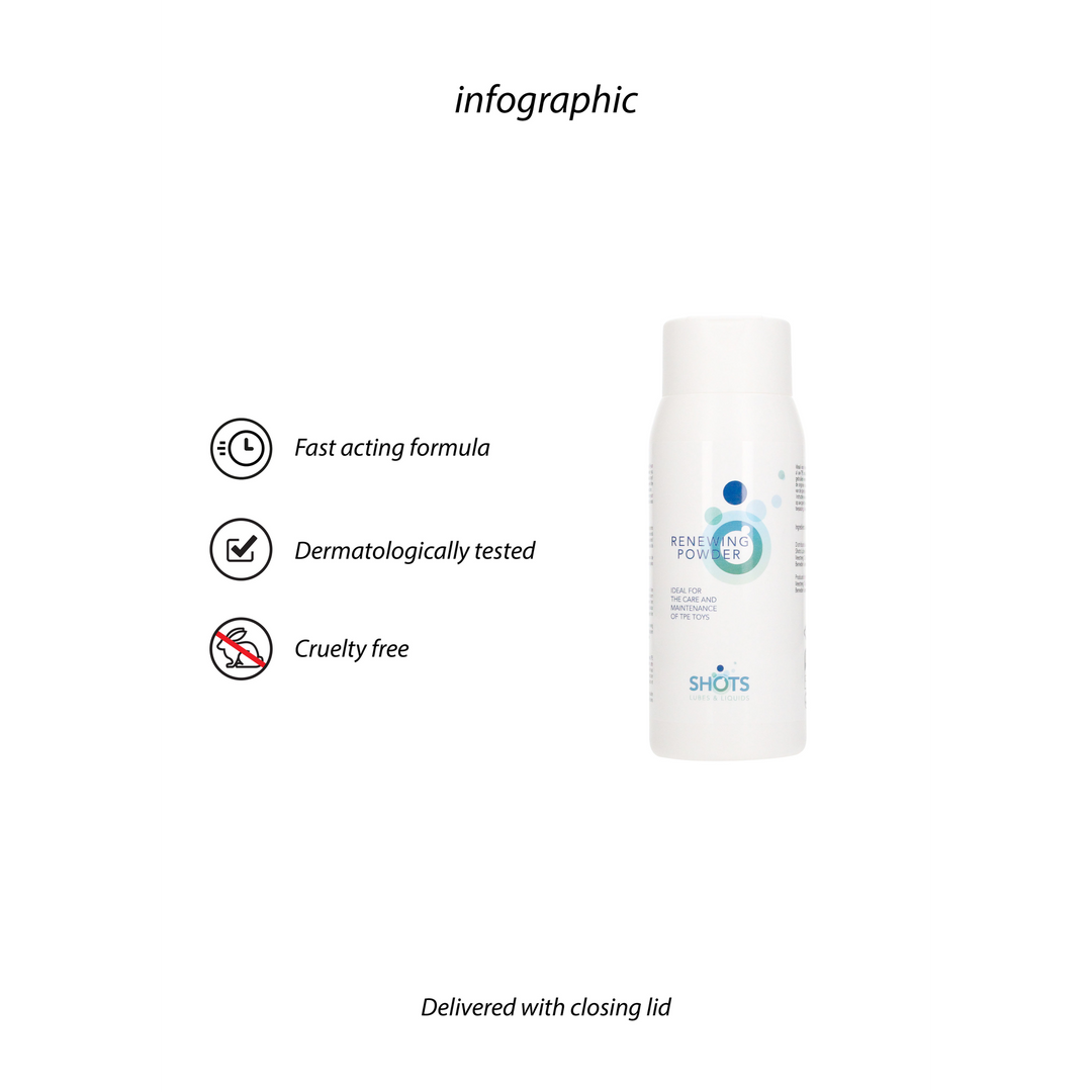 Shots lubes  liquids by shots Vernieuwende Poeder - 3,5 oz / 100 gr (8714273937513)