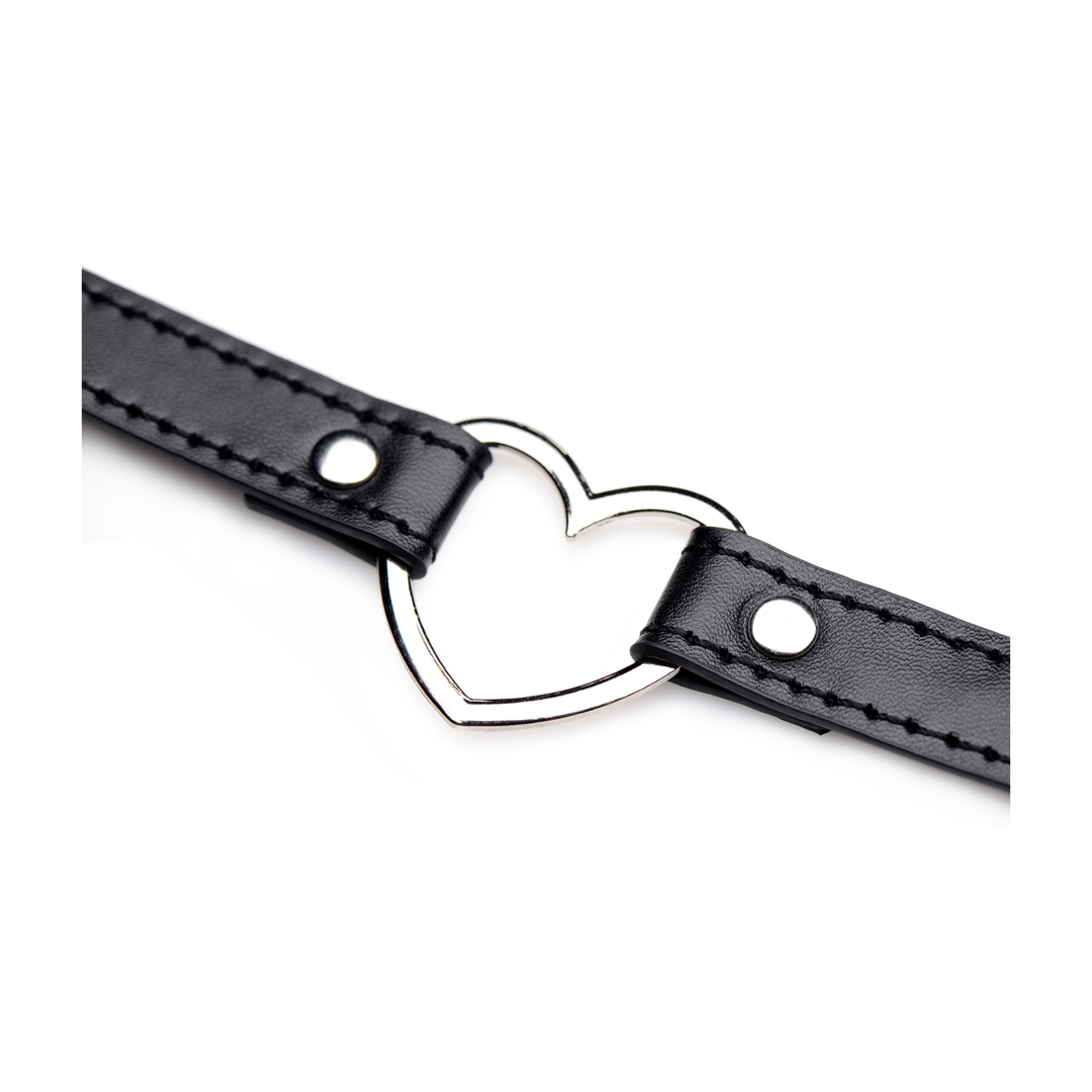 Xr brands Donkere Hart - Chrome Heart Zwarte Choker (848518034502)