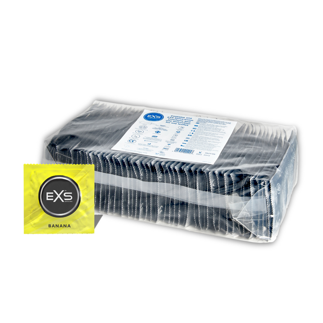 EXS Banaan - Condoms - 100 Stukken (5027701008802)