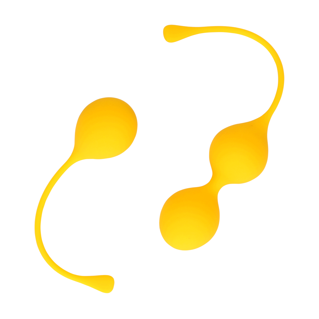 Loveline by shots Silicone Kegel Ballen Trainingsset - Carambola (8714273051547)