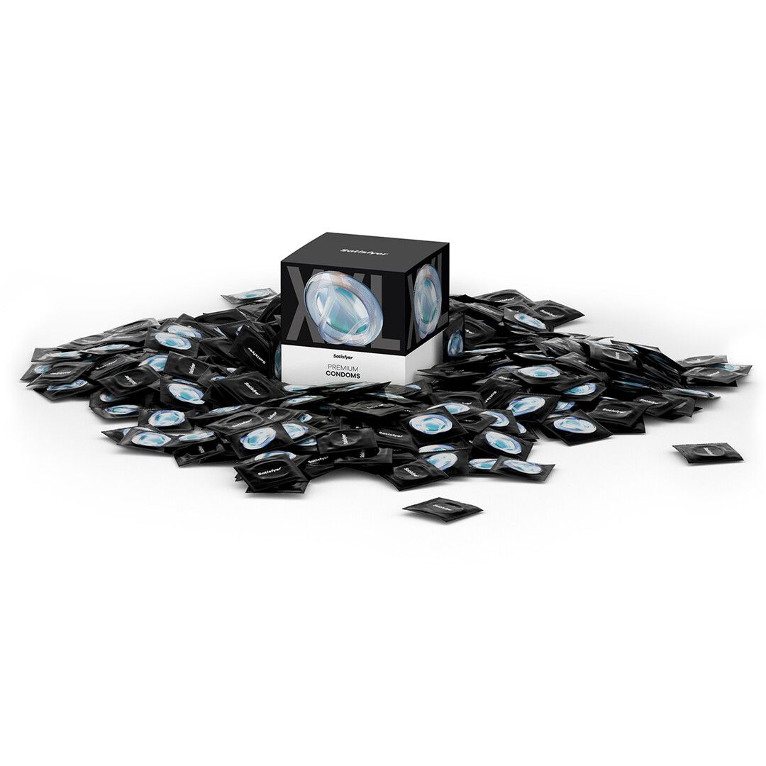 Satisfyer Condooms - Maat XXL - 64mm - 100 Stuks (4061504082707)