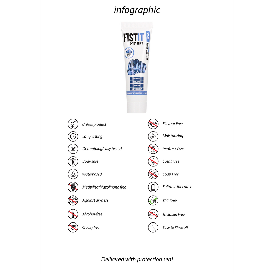 Fist it by shots Extra Dikke Glijmiddel - 0.8 fl oz / 25 ml (8714273935830)