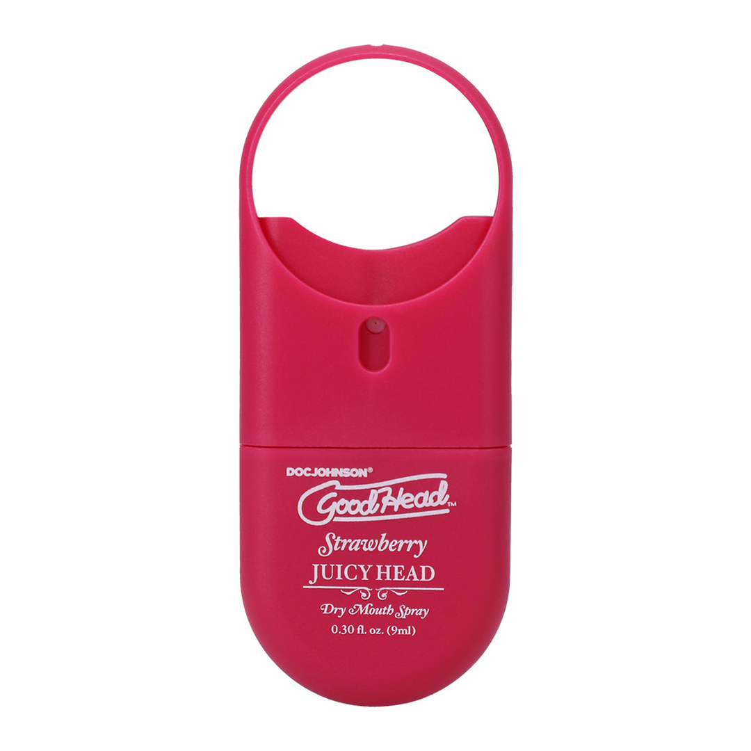 Doc johnson Juicy Head - Dry Mouth Spray To-Go - Aardbei - 0.3 fl oz / 9 ml (782421083830)