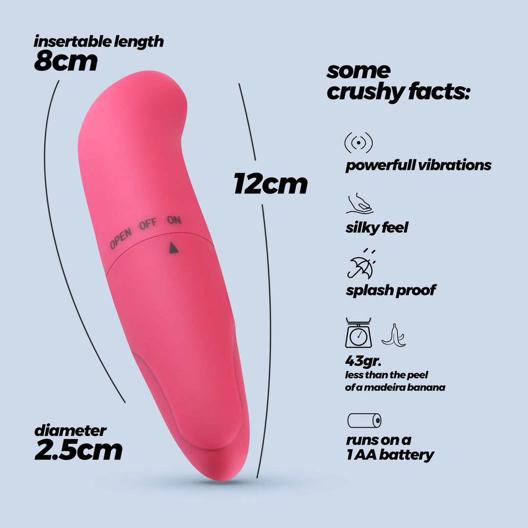 Crushious G-Finder - Mini G-Spot Massager - Roze (7403254158832)