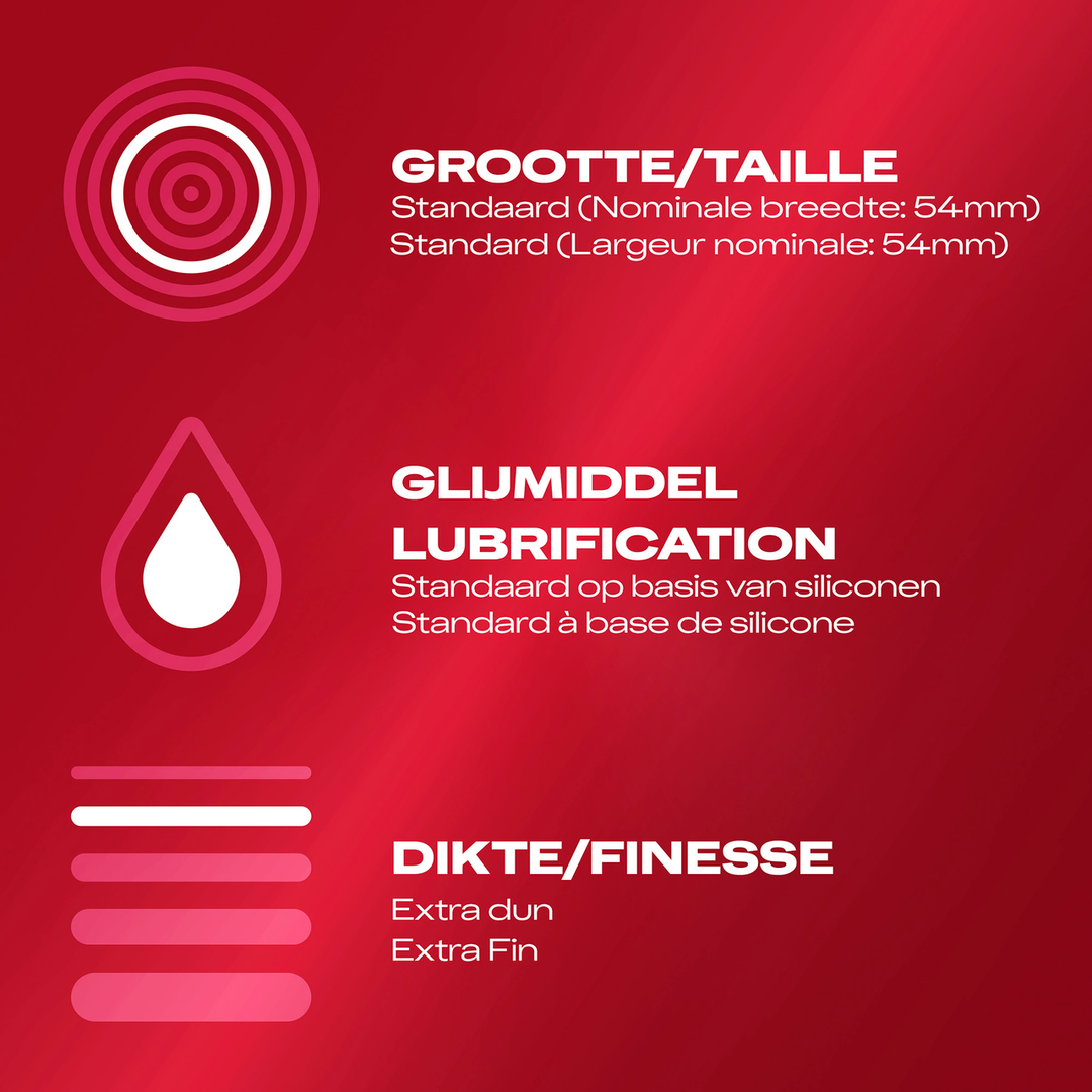 Durex Dunne Gevoel Extra Dun - Condooms - 10 Stuks (5410036305560)