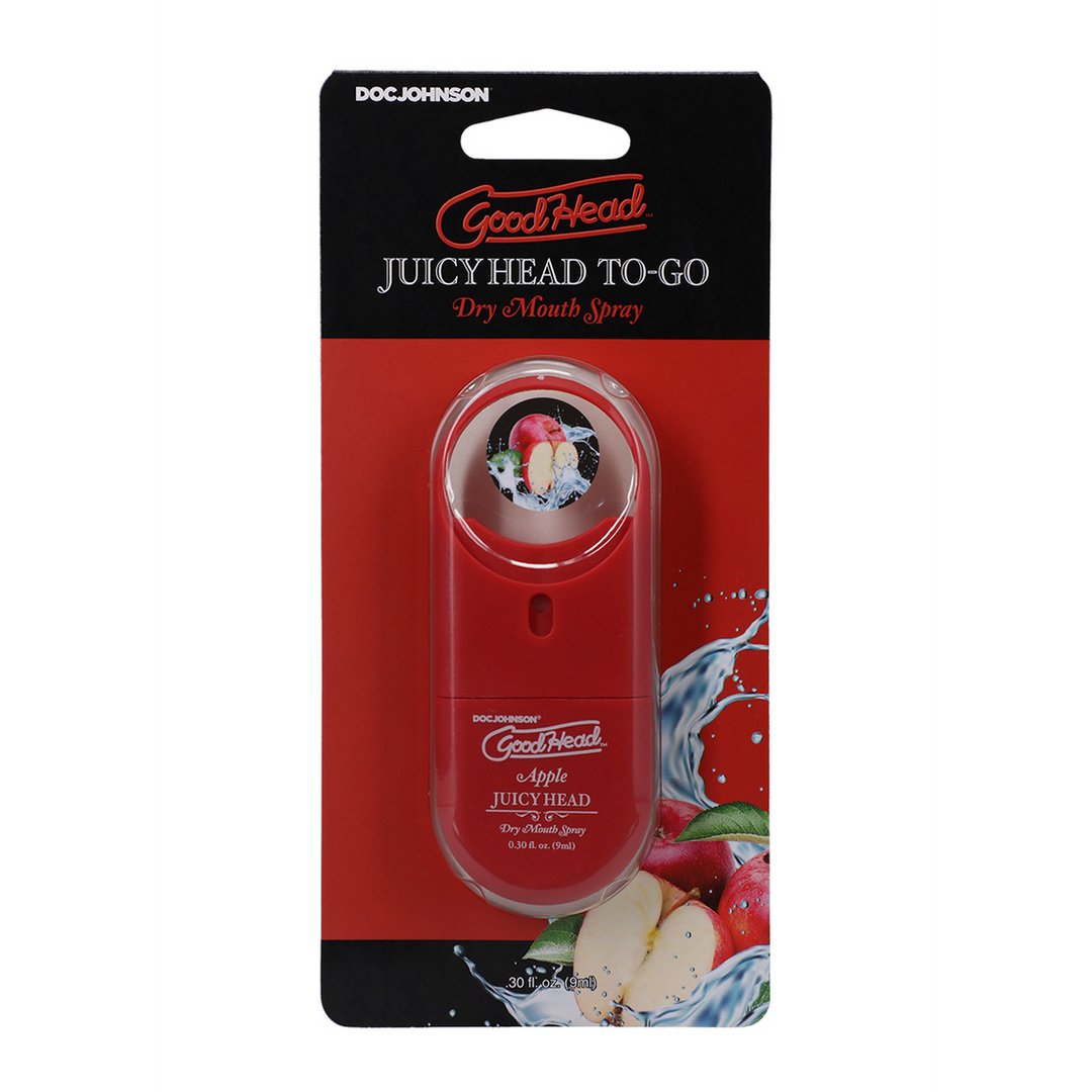 Doc johnson Juicy Head - Dry Mouth Spray To-Go - Apple - 0.3 fl oz / 9 ml (782421083823)