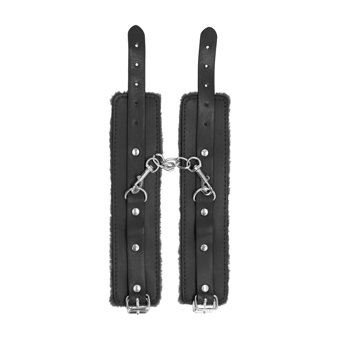 Ouch! by shots Pluche Leren Handboeien (8714273927682)