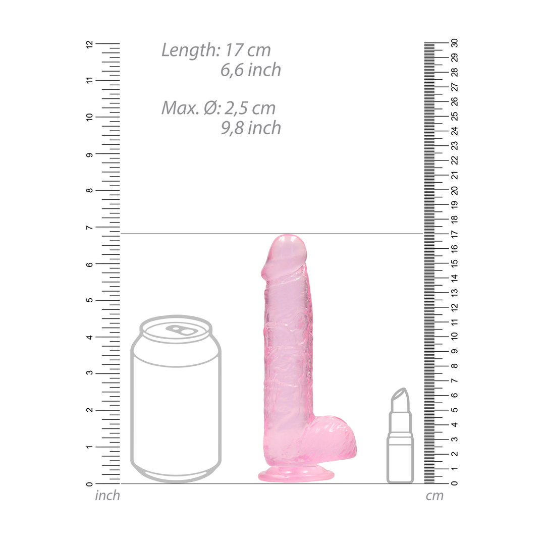 Realrock by shots Realistisch Dildo met Ballen - 6 / 15 cm (8714273544346)