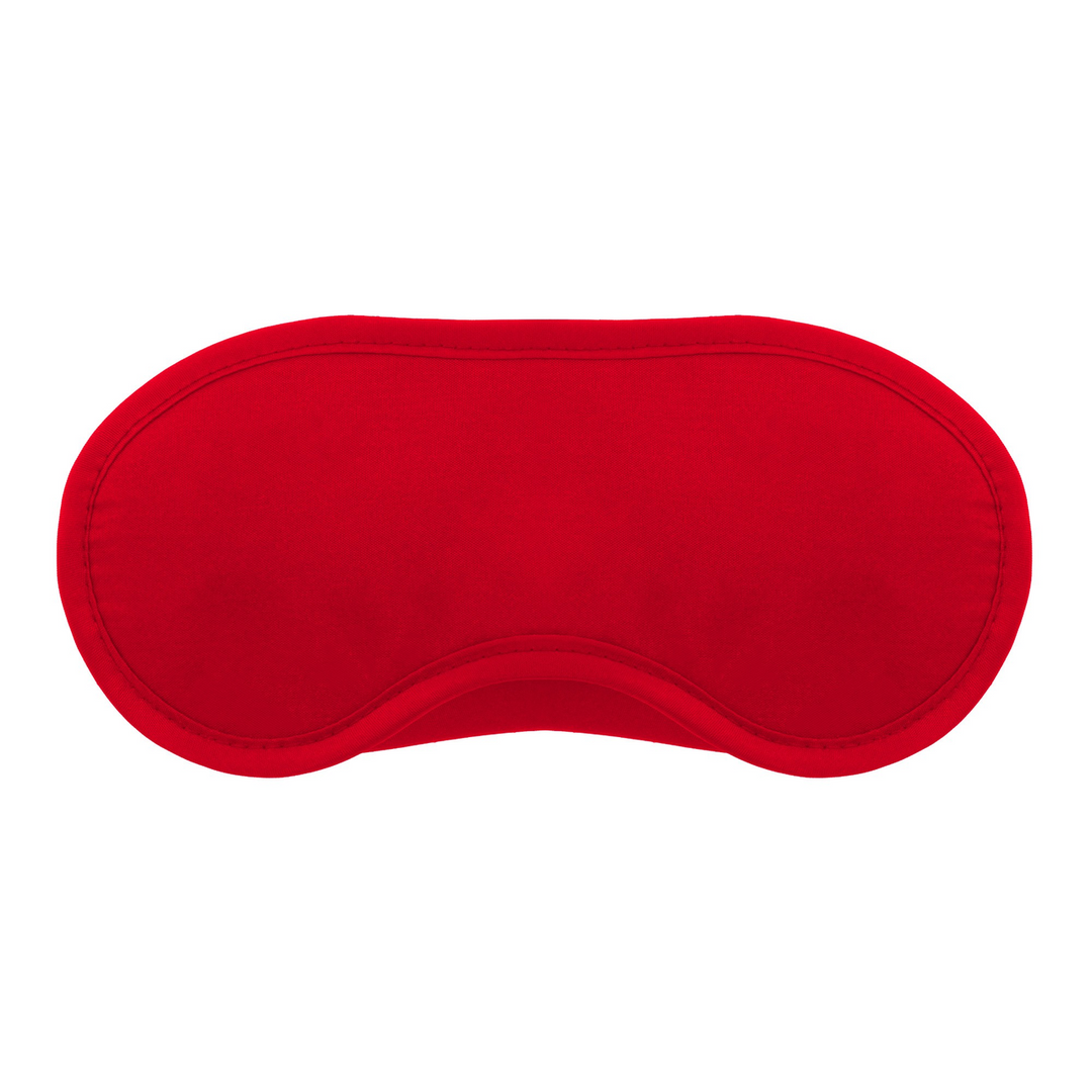 Crushious Satin Oogmaskers - Twin Pack - Zwart/Rood (7403254150850)