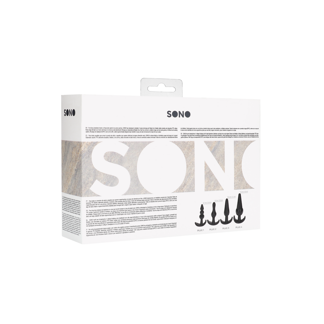 Sono by shots No.80 - 4-delige Butt Plug Set (8714273524584)