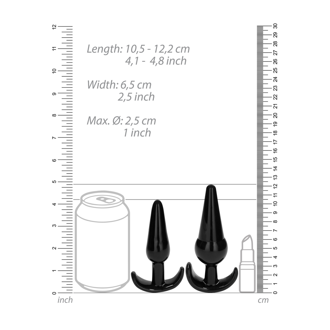 Sono by shots No.80 - 4-delige Butt Plug Set (8714273524584)