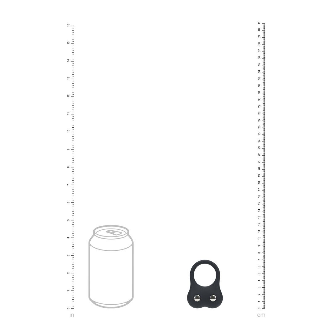 Levelz by shots Siliconen Trainings Cockring - M - Zwart (8714273063816)