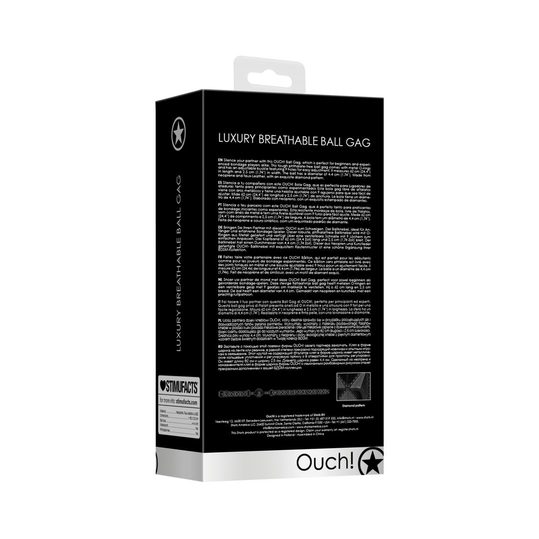 Ouch! by shots Ademend Ball Gag (8714273525277)