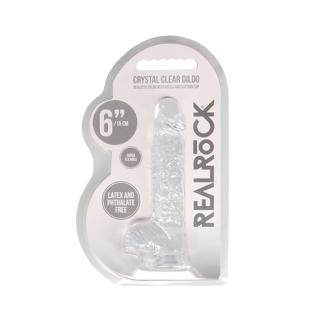 Realrock by shots Realistische Dildo met Ballen - 6 / 15 cm (8714273544353)