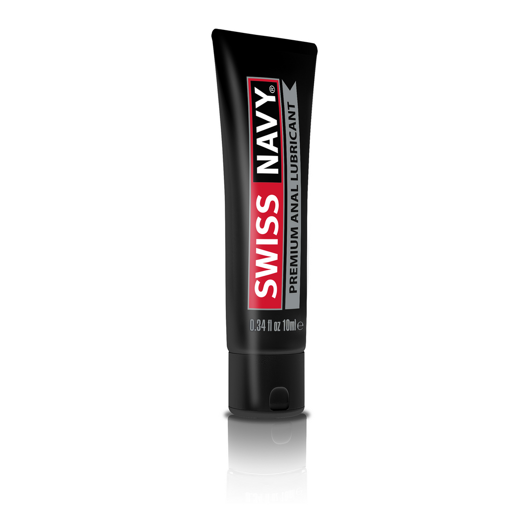 Swiss navy Anal Premium Lubricant Siliconebased - Fishbowl 50 Pieces - 0.3 fl oz / 10 ml (699439004620)