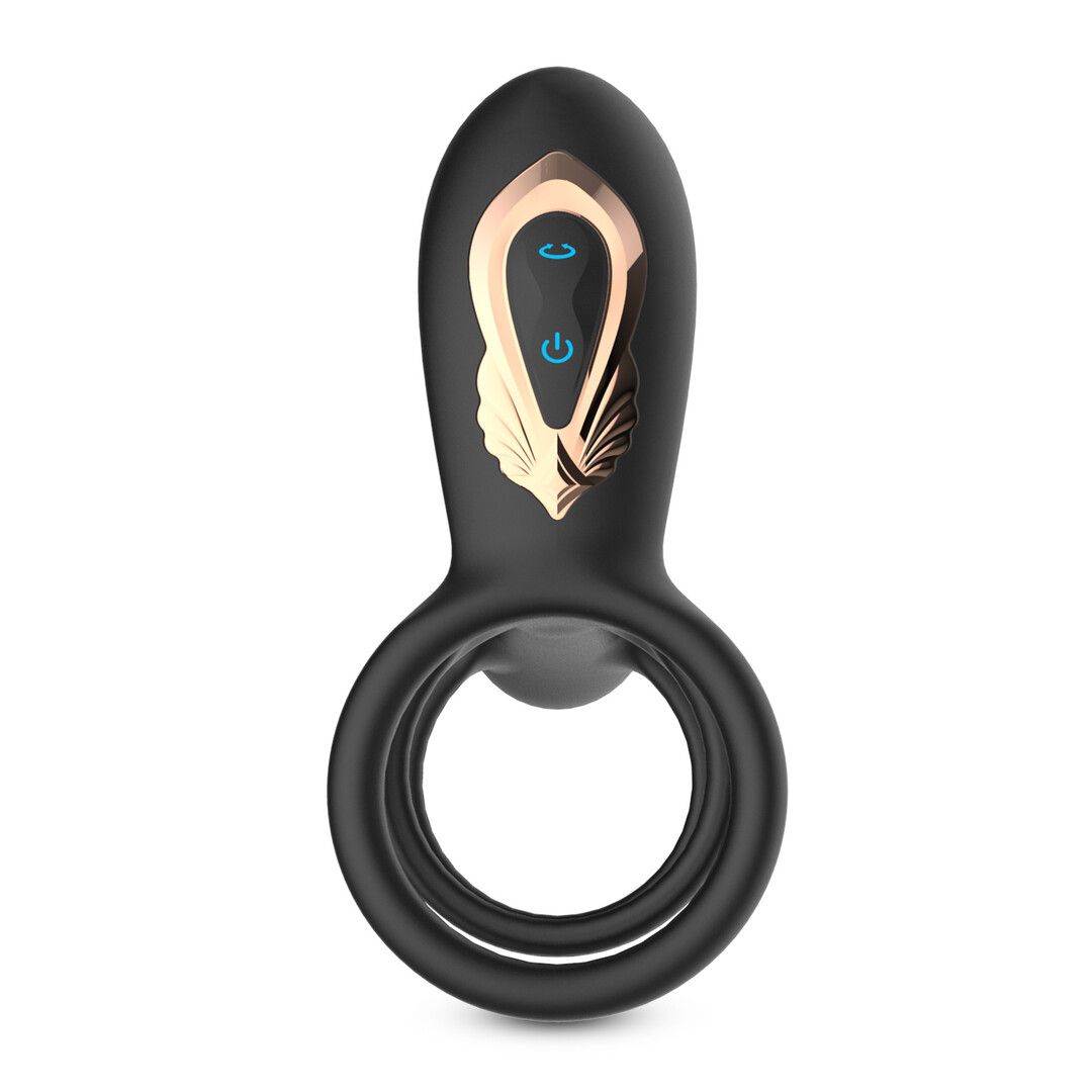 Crushious Tornado - Rotating Penis Armour - Black (7403254162167)