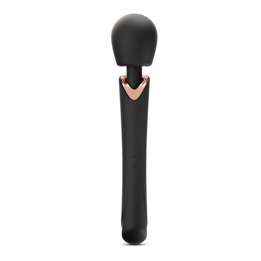Crushious Holly - Rechargeable Wand Massager - Black (7403254162105)