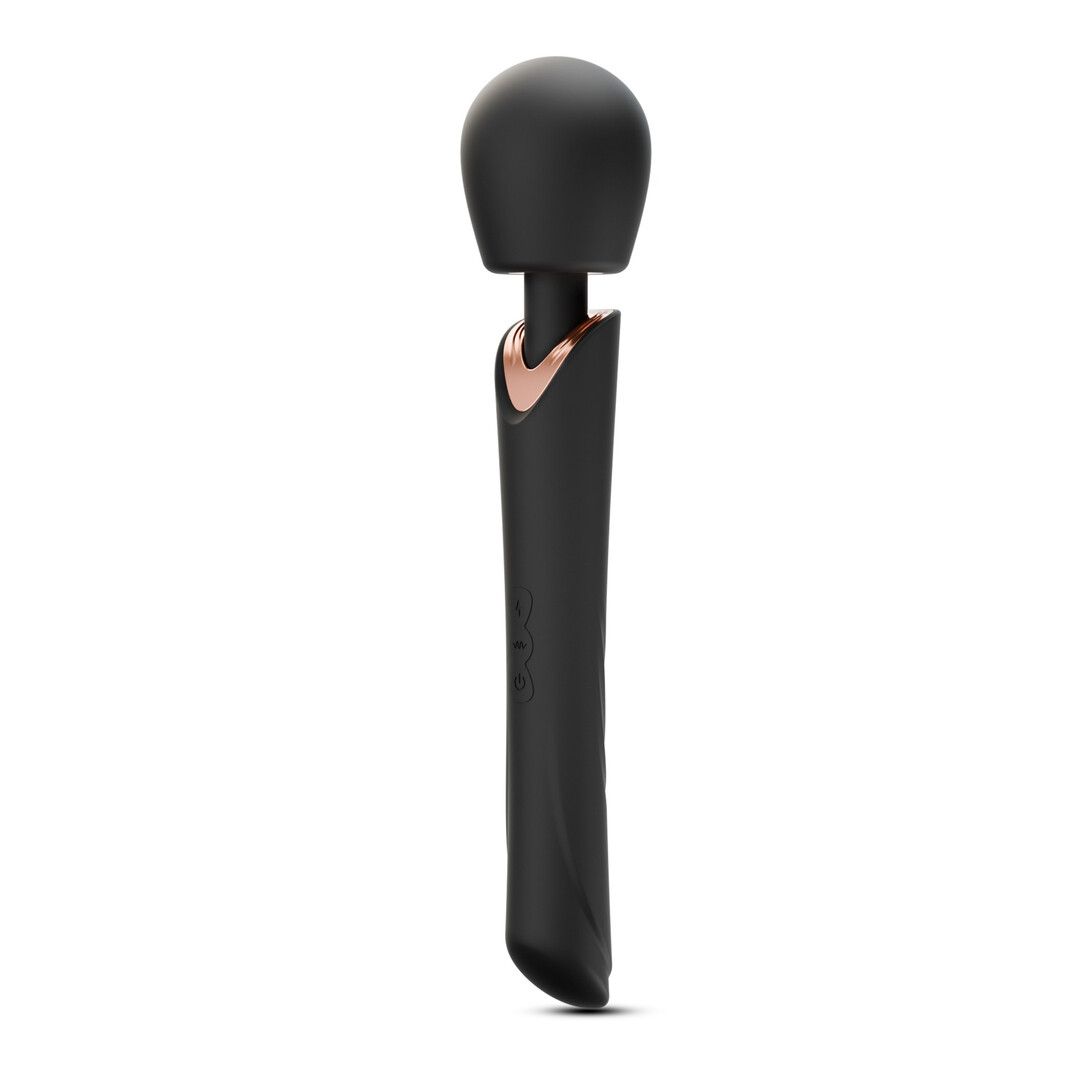 Crushious Holly - Rechargeable Wand Massager - Black (7403254162105)