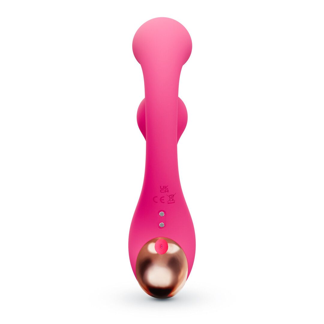Crushious Pleaser - Vibrator with Rotating Stimulation - Pink (7403254162112)