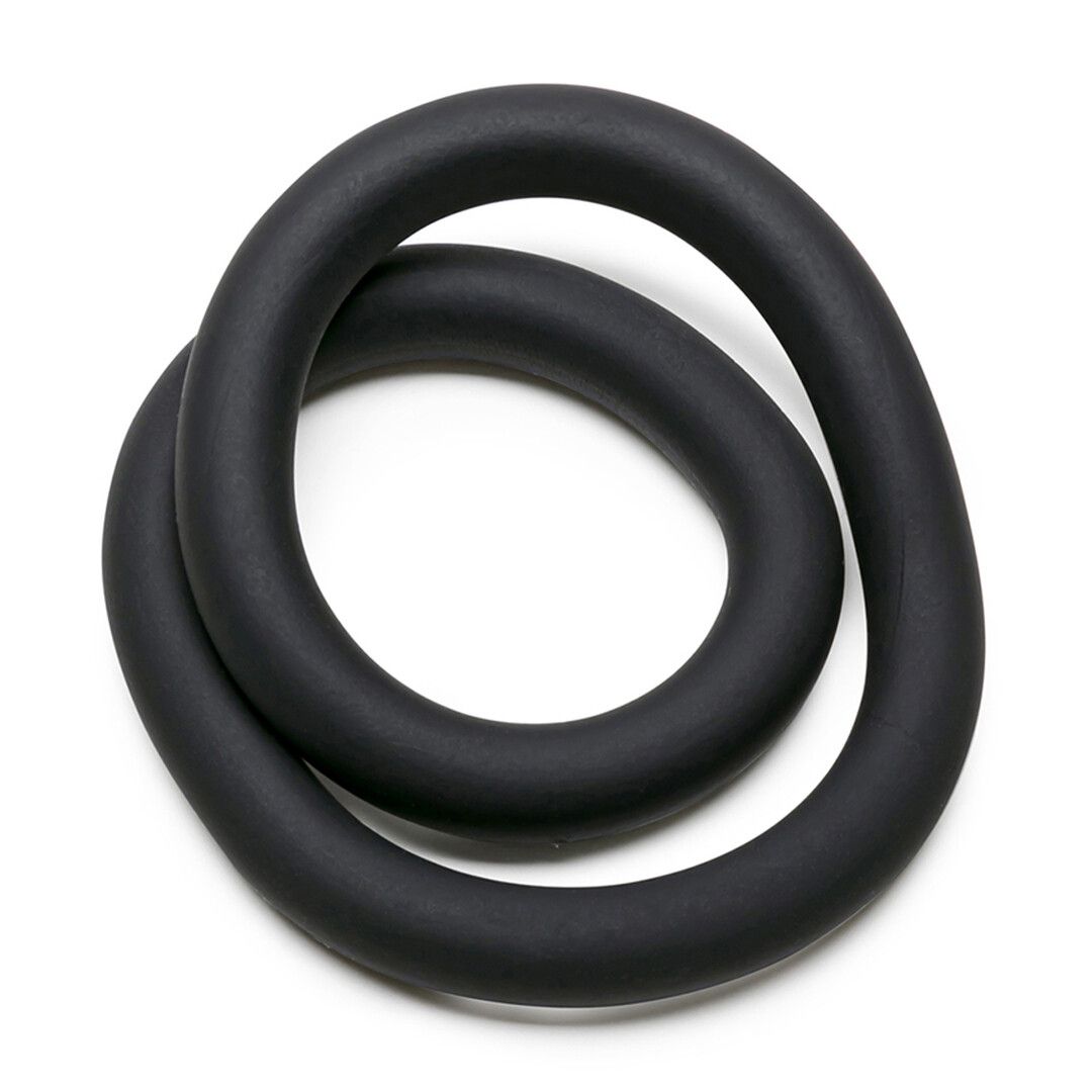 Perfectfitbrand Silicone Hefty Wrap Ring - Cockring - 12 / 30,5 cm - Zwart (628430541667)