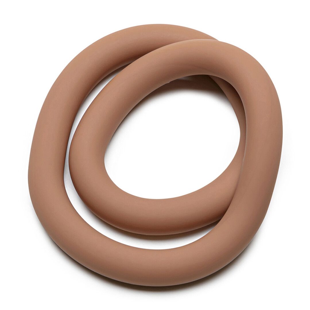 Perfectfitbrand Siliconen Hefty Wrap Ring - Cockring - 12 / 30,5 cm - Huidskleur 3 (628430541575)