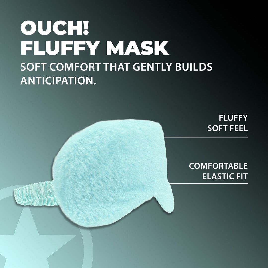 Ouch! by shots Fluffy Mask - Poederblauw (8714273028358)