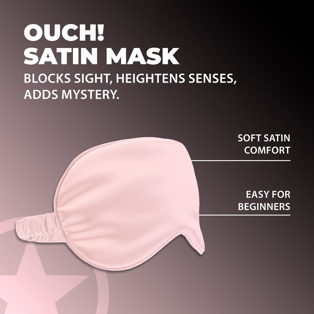 Ouch! by shots Satin Mask - Poederroze (8714273028181)
