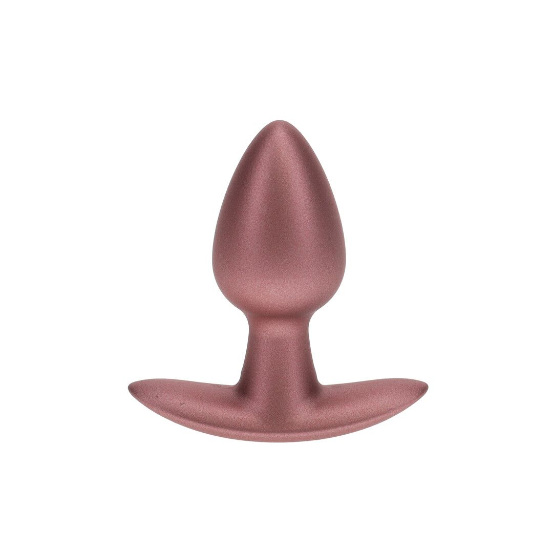 Ouch! by shots Zachte Silicone Anale Plug - Klein - 2,6 / 6,5 cm - Roségoud (8714273056849)
