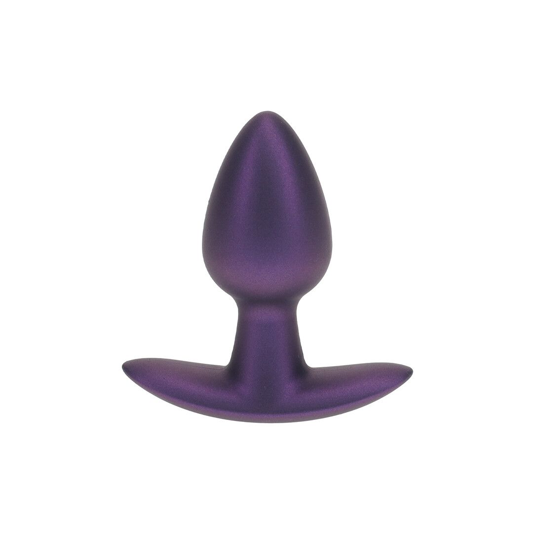 Ouch! by shots Zachte Silicone Anale Plug - Klein - 6,5 cm - Metallic Paars (8714273056832)