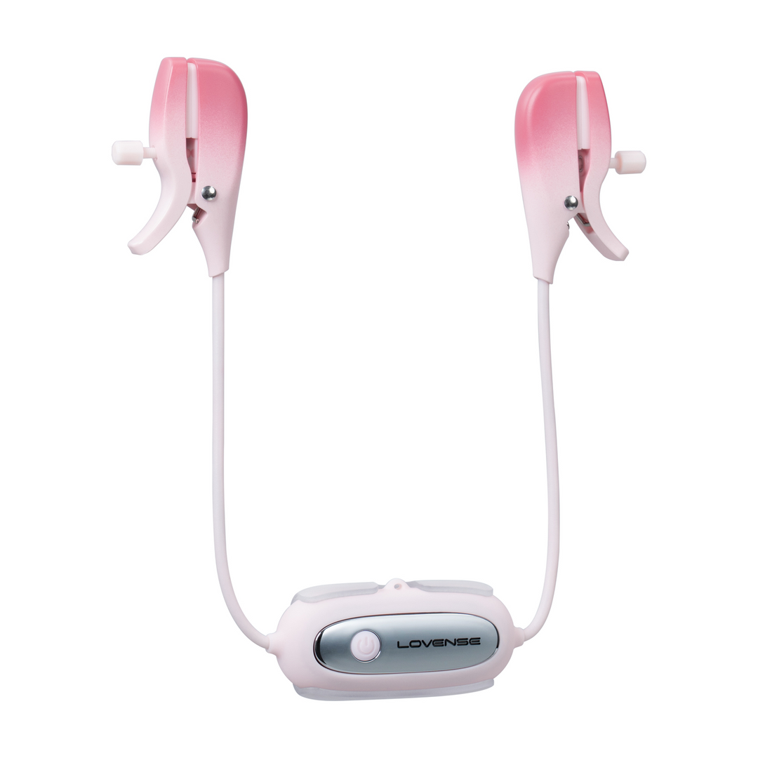 Lovense Gemini - App-gestuurde Vibrerende Tepelklemmen - Roze (6972677430098)