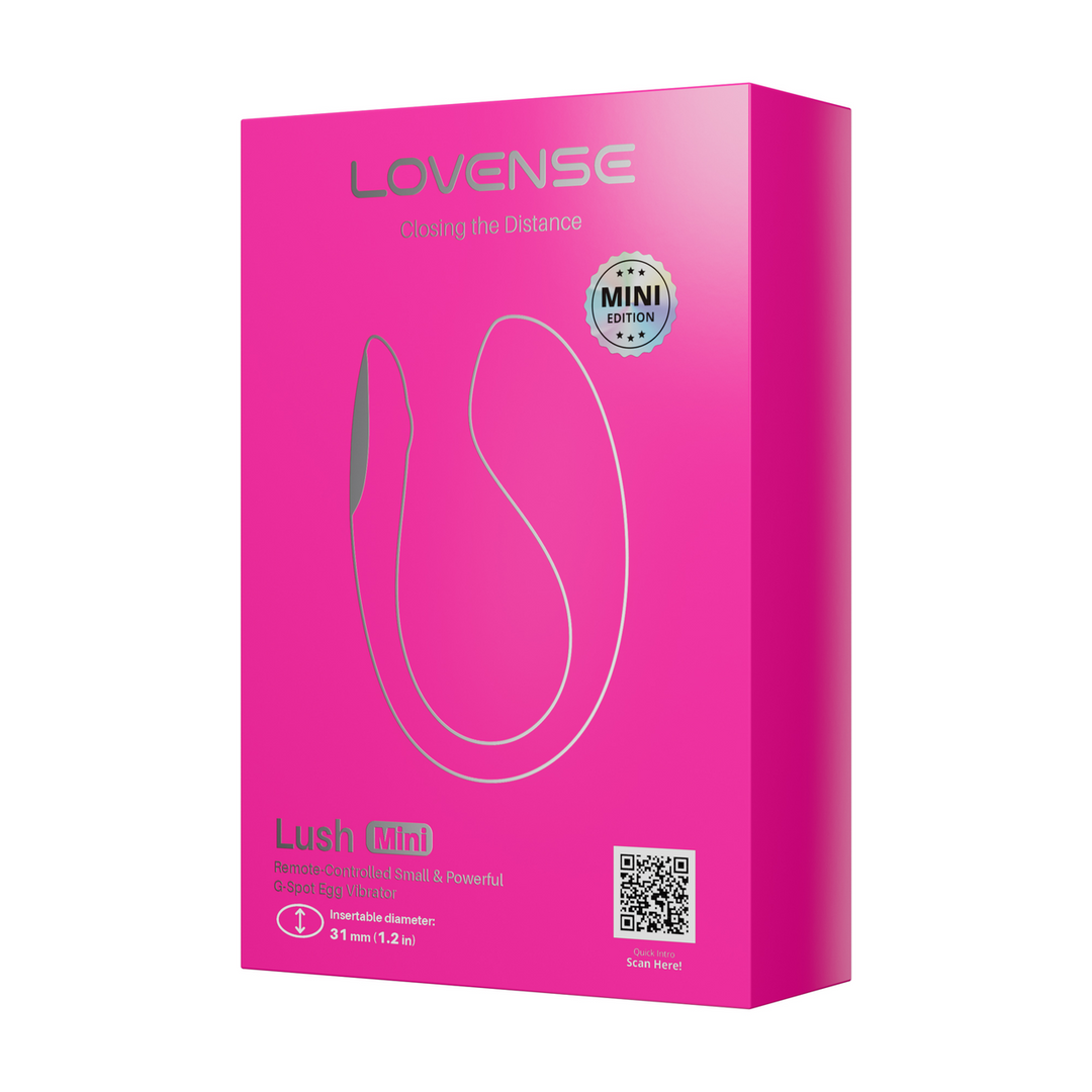Lovense Lush Mini - Krachtige Afstandsbediende Draagbare G-Spot Ei Vibrator - Roze (6972677430500)
