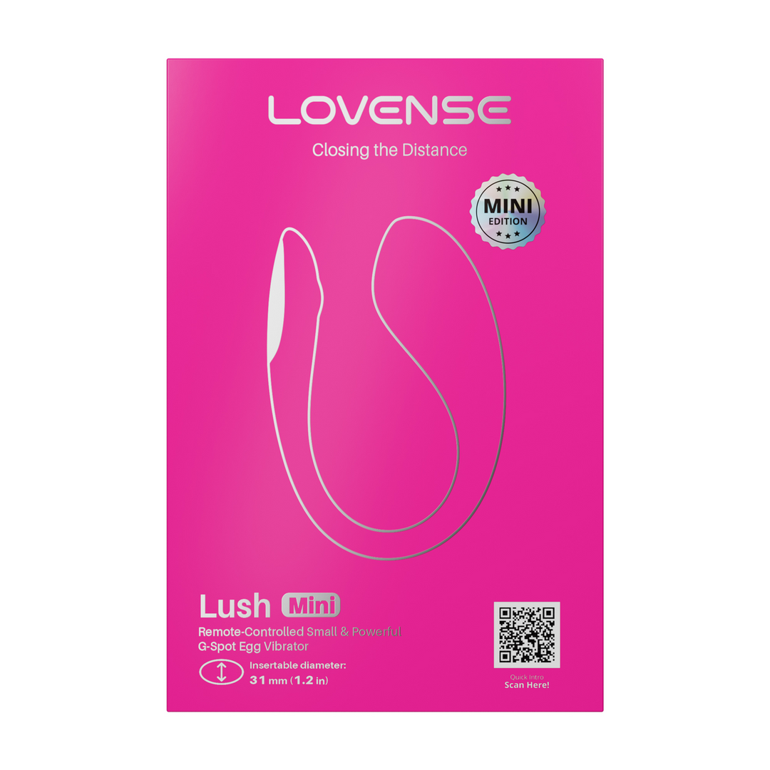 Lovense Lush Mini - Krachtige Afstandsbediende Draagbare G-Spot Ei Vibrator - Roze (6972677430500)