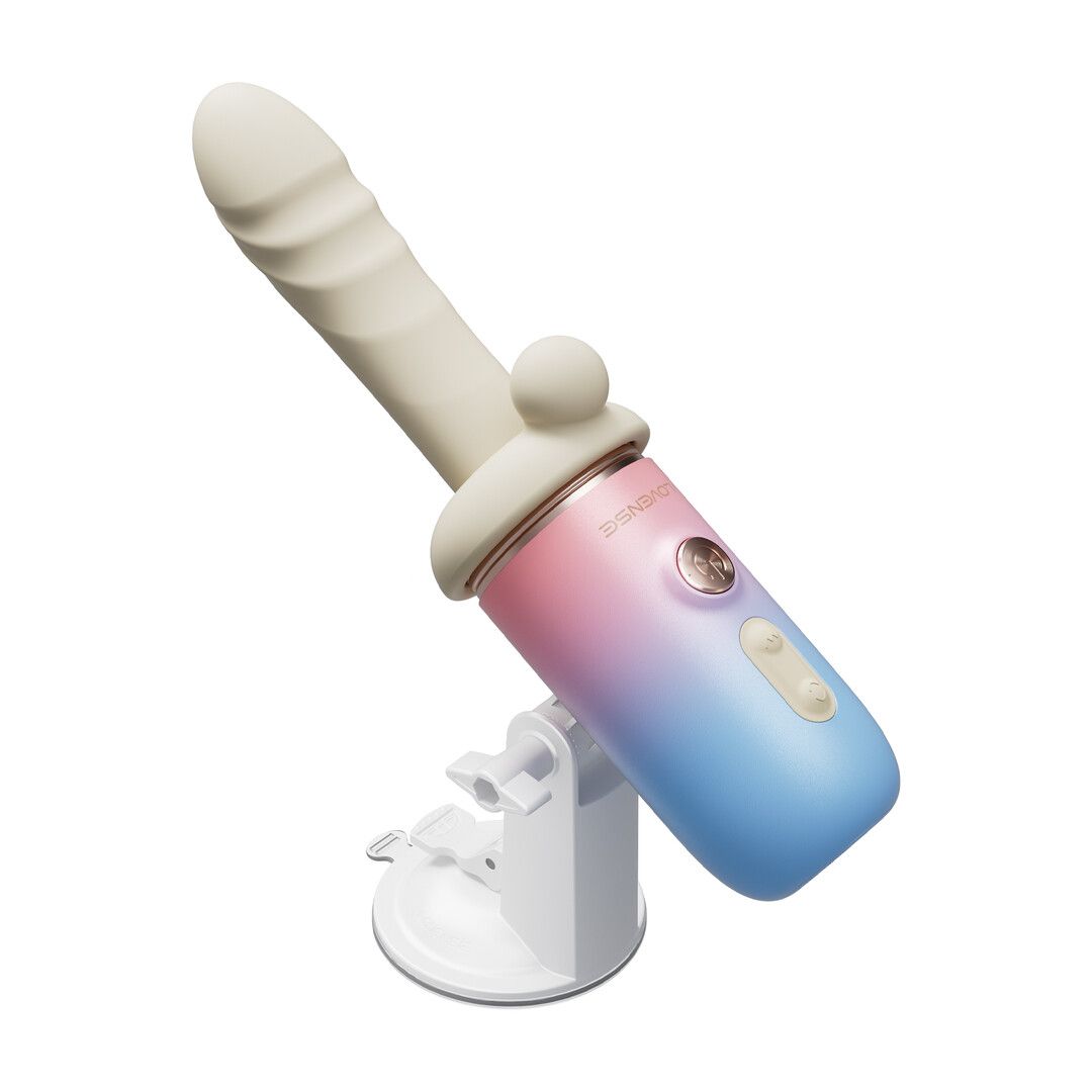 Lovense Spinel - Draagbare Duwende Vibrerende en Verwarmende Dildo (6972677430487)