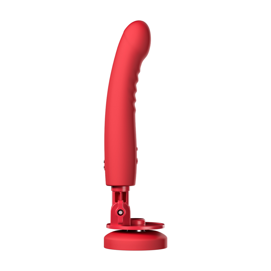 Lovense Mission 2 - Vibrerende Zuigcup Dildo met Touch-Sense - Rood (6972677430401)