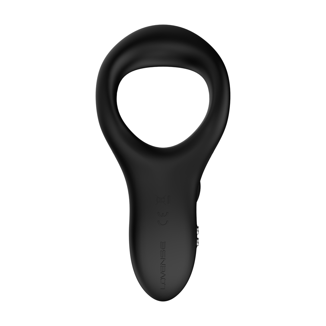 Lovense Diamo - App-gestuurde Vibrerende Cockring - Zwart (728360599759)