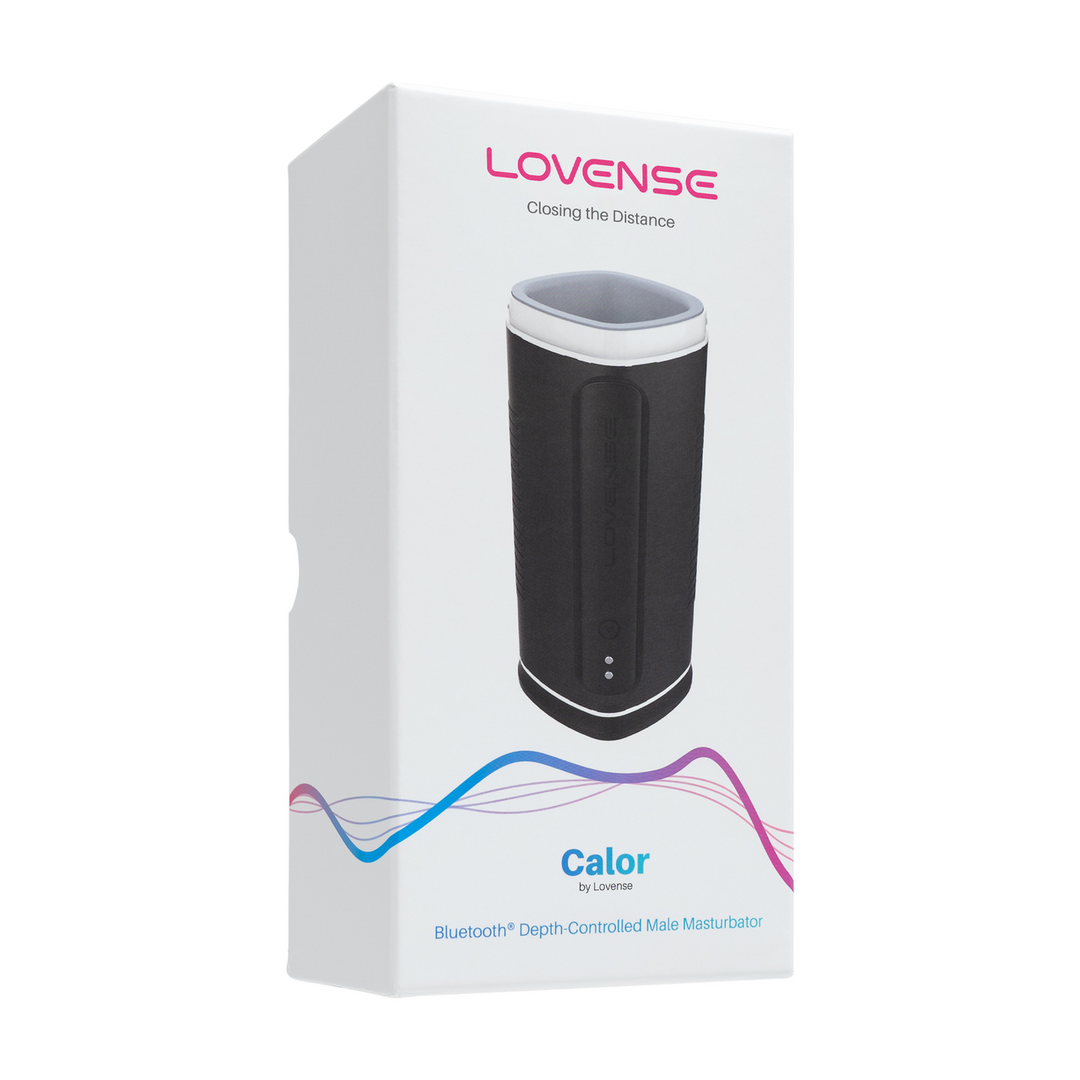 Lovense Calor - Bluetooth Afstandsbediening Pocket Pussy - Zwart (728360599834)