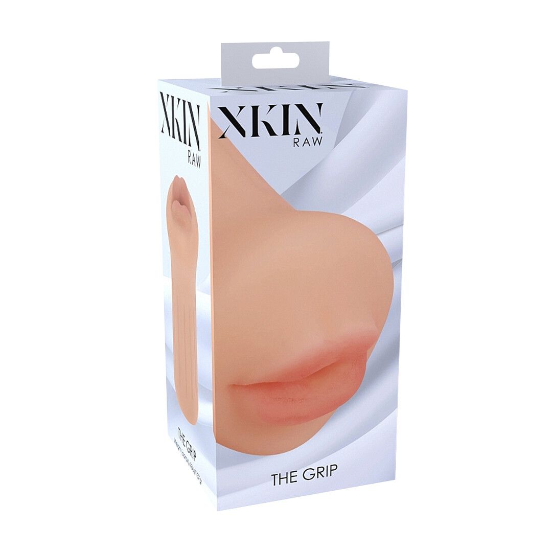 Xkin by shots Raw - The Grip - TPE Kleine Masturbator - 137g - Vlees (8714273028716)