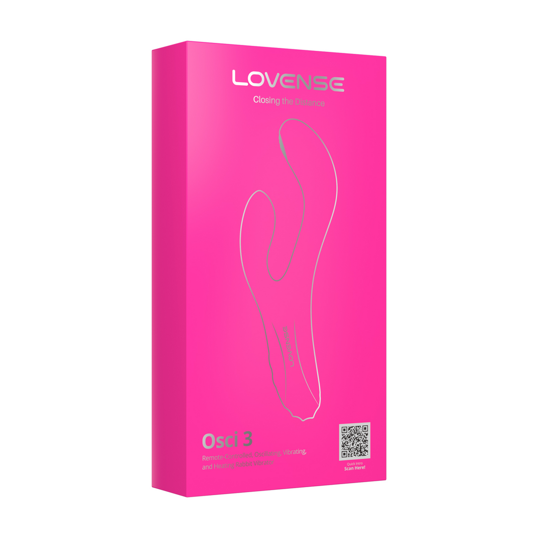 Lovense Osci 3 - Oscillerende Vibrerende en Verwarmende Konijnen Vibrator - Roze (6972677430432)