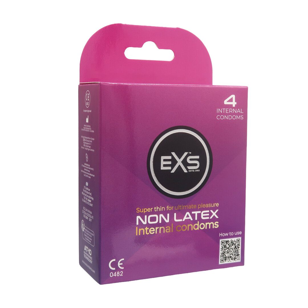 EXS Non-Latex Interne Condooms - 4 Stuks (7709477693953)