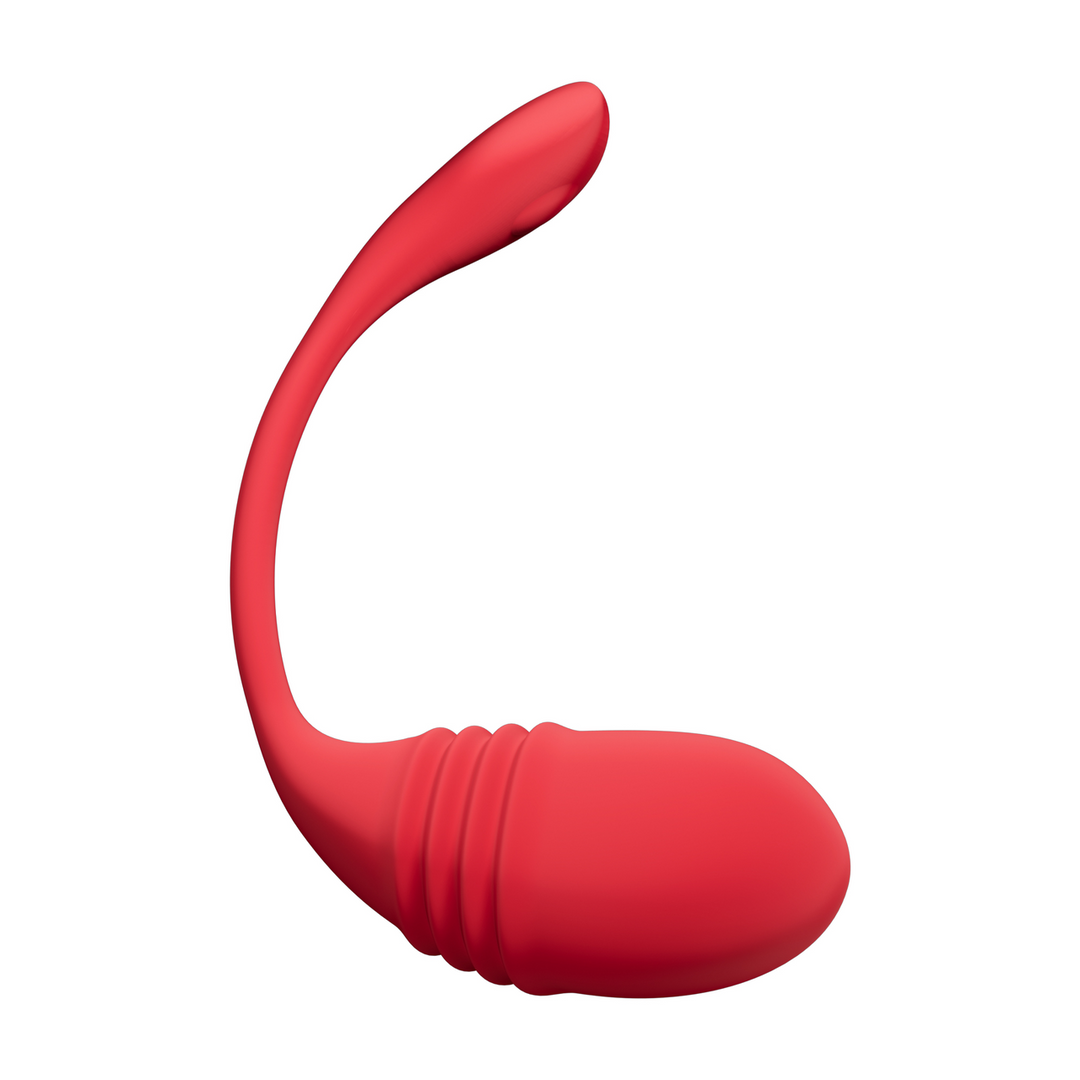 Lovense Vulse - App-gestuurde Duwende Ei Vibrator - Rood (6972677430159)