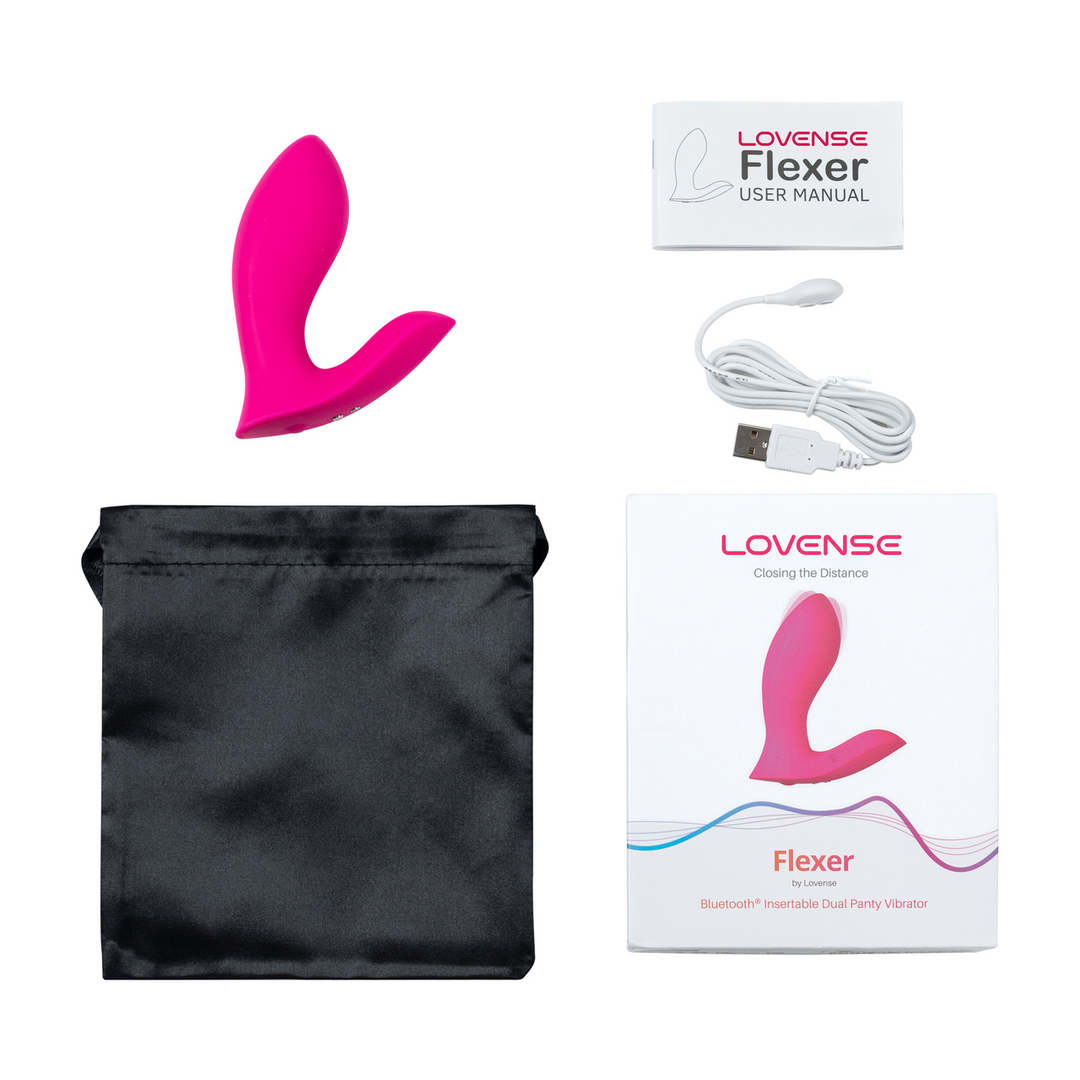 Lovense Flexer - Bluetooth Draagbare Vinger Vibrator - Roze (6972677430074)
