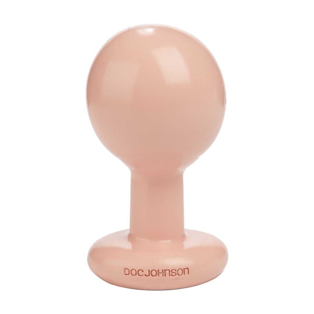 Doc johnson The Classic - Round Butt Plug - Medium - Cream (782421003074)