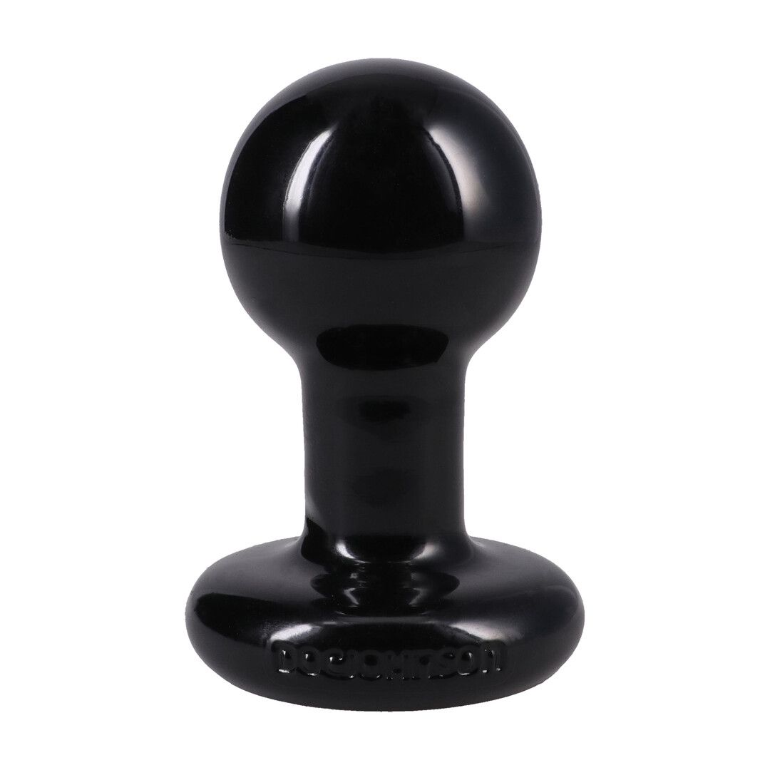Doc johnson The Classic - Round Butt Plug - 3 Piece Set - Black (782421105600)